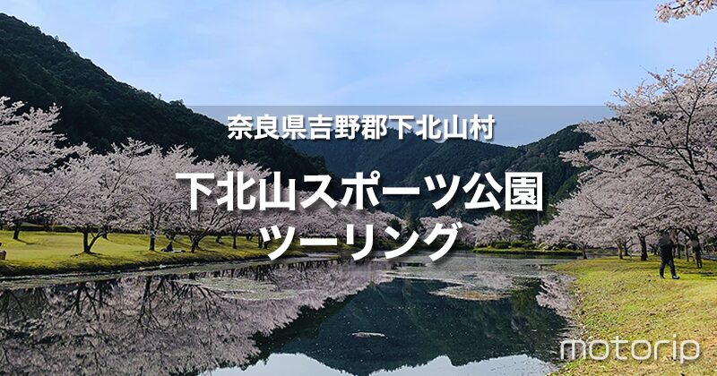 下北山スポーツ公園 桜ツーリング｜満開の桜並木の下をバイクで走れる！