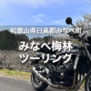 和歌山 みなべ梅林ツーリング｜バイクに乗ったまま梅見（花見）を楽める！