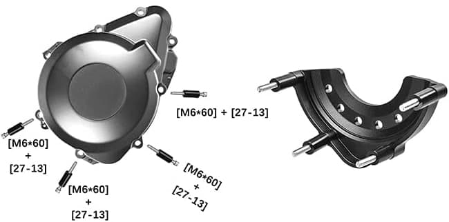 Z900RS ジェネレーターカバー 部品