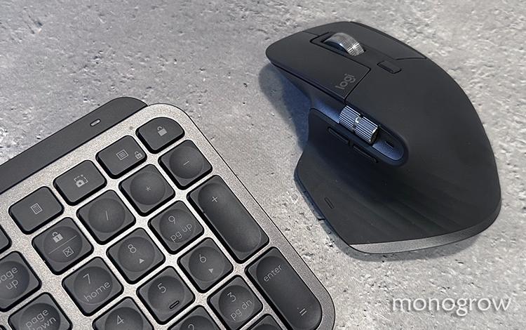ロジクール MX Master 3Sは、効率的に作業するため自分仕様にカスタマイズすることができる多機能ワイヤレスマウス
